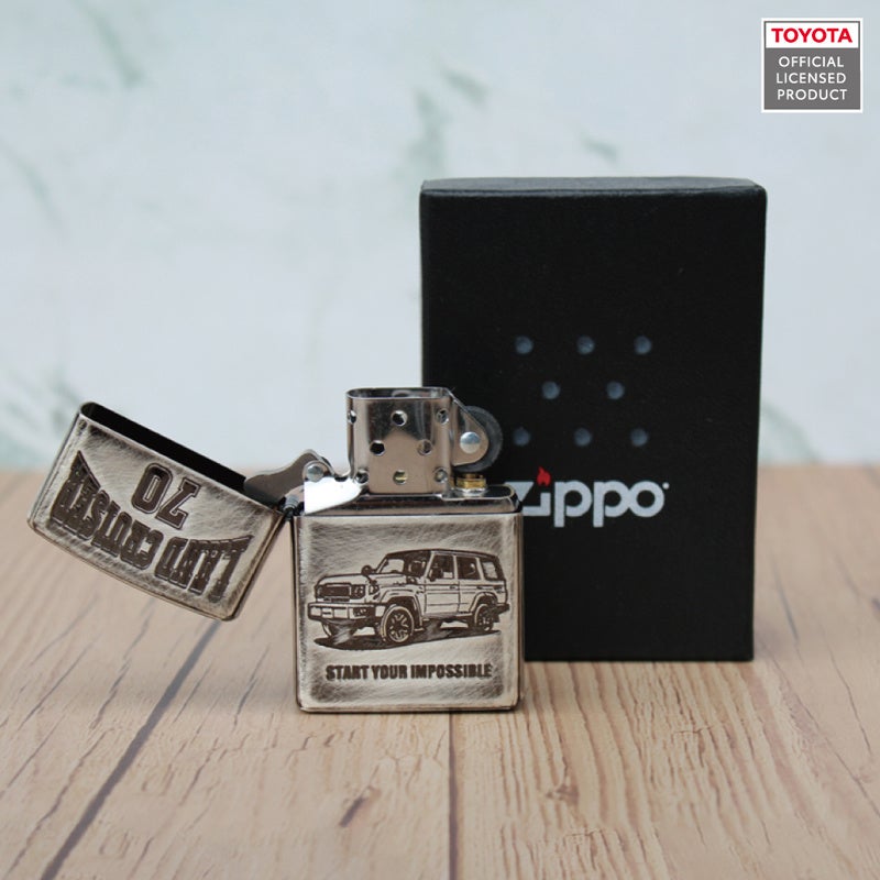 限定50個だけの、TOYOTAランドクルーザー 70 の ZIPPO が登場