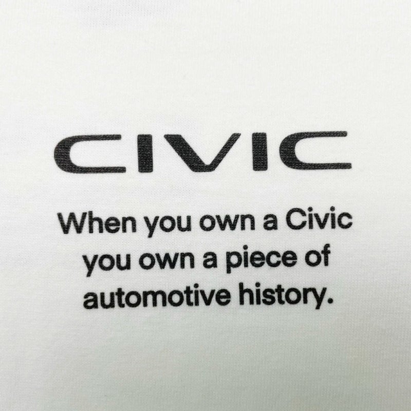 Honda CIVIC がズラリ！なTシャツが成田空港に登場