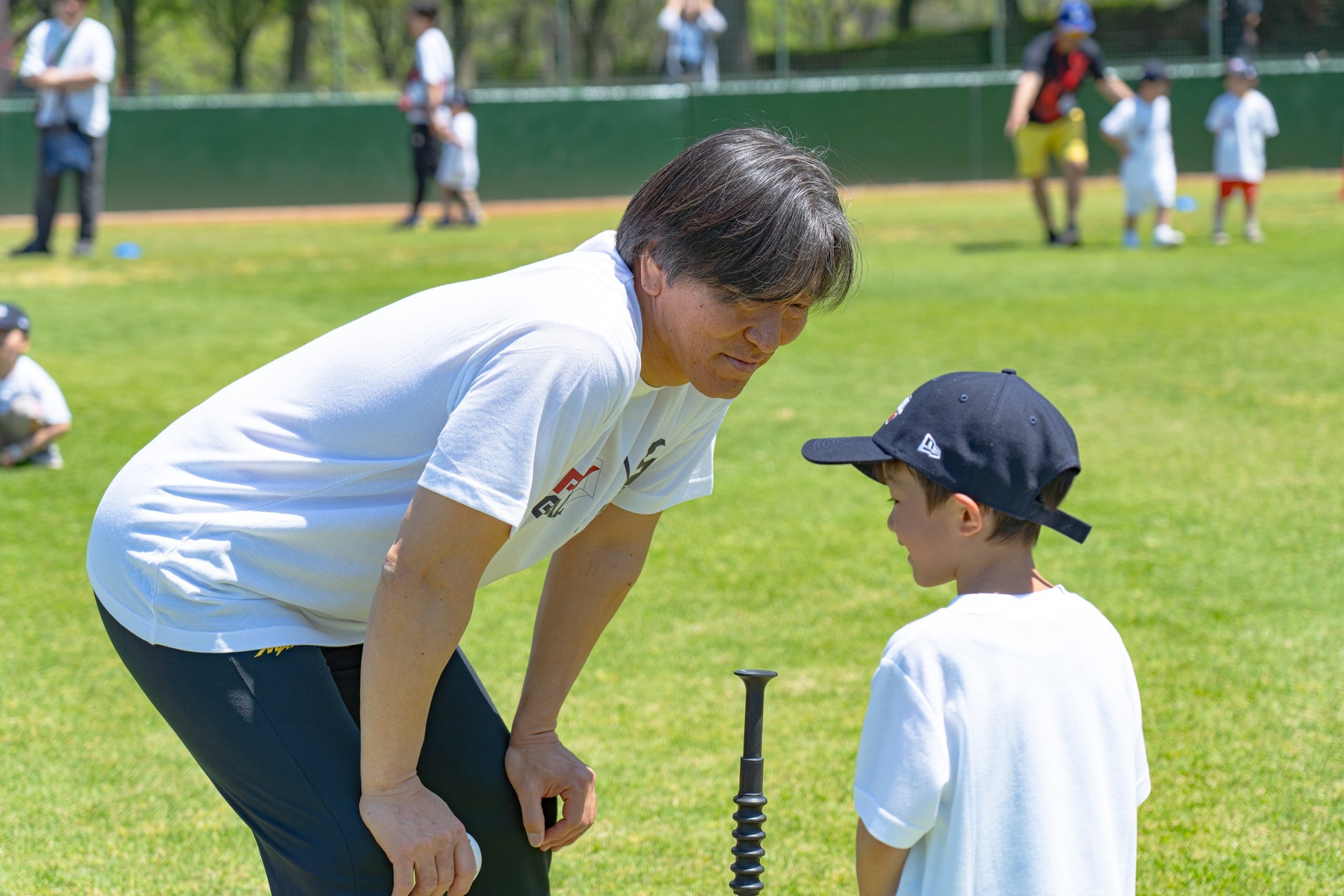 松井秀喜さんが直接バッティング指導