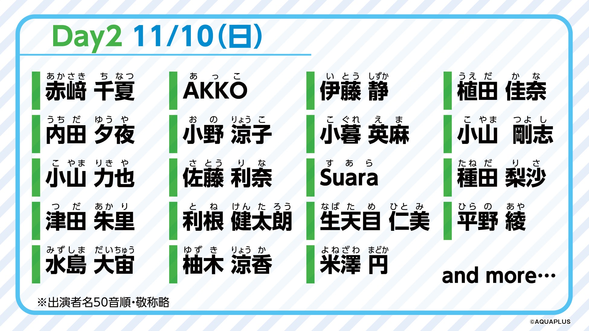 「大アクアプラス祭 -30th Anniversary-」キービジュアル公開＆一部キャスト解禁！チケット最速先行抽選受付...