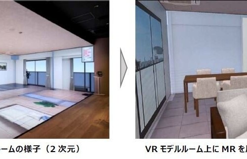 日本初(※1) 家具や住宅設備の立体視を可能とするMixed Reality(※２)を用いたモデルルーム案内　開始