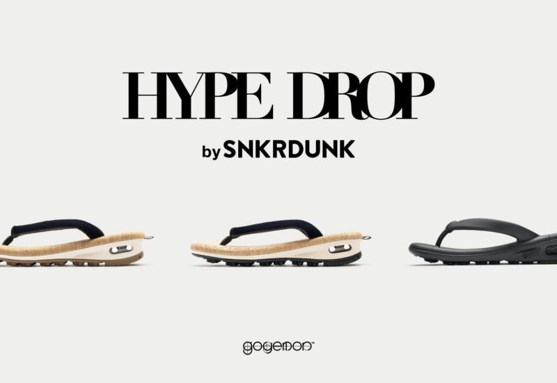 雪駄×スニーカー「unda-雲駄-」。数量限定でHYPE DROP by SNKRDUNKにて販売が開始。