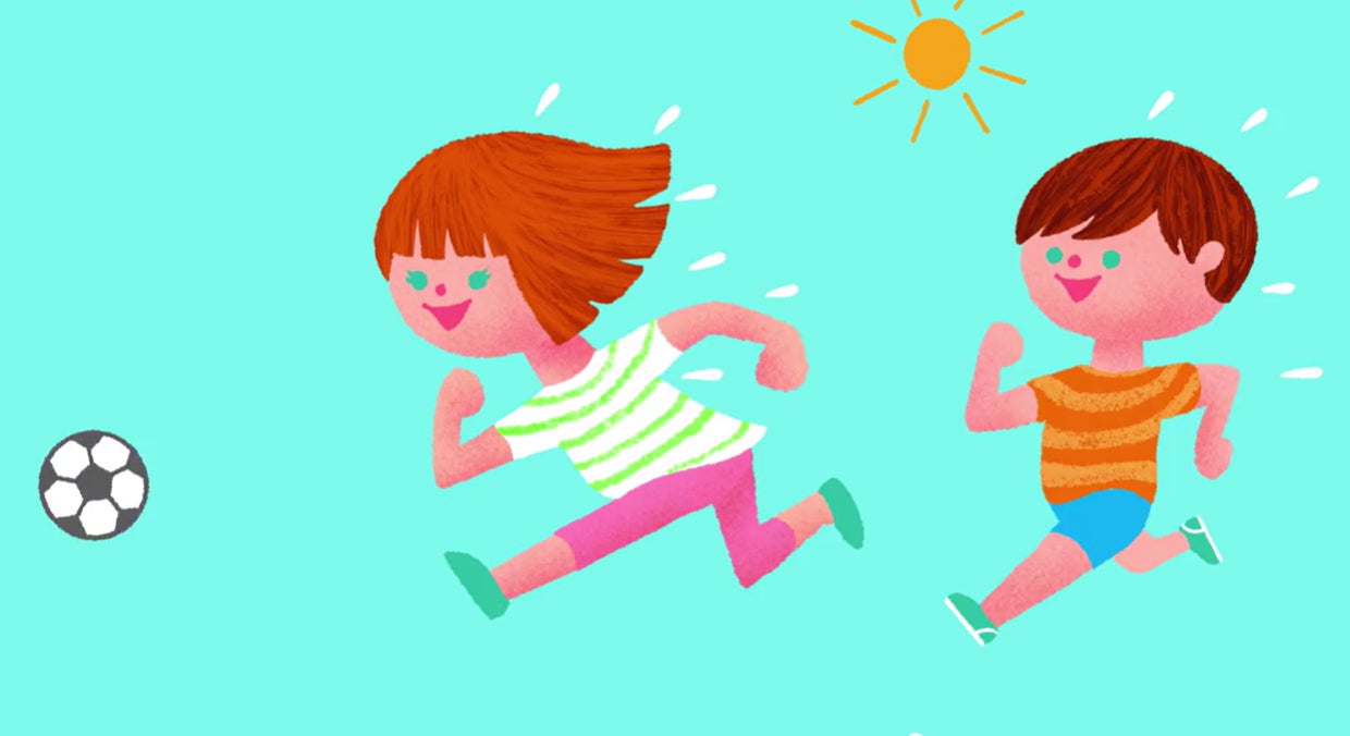 子どもたちの熱中症を予防する　動画「汗のやくわり」公開
