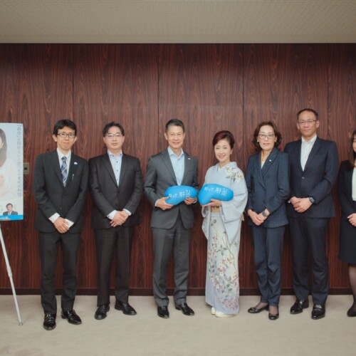 「知って、肝炎プロジェクト」肝炎対策特別大使の伍代夏子氏が広島県を訪問。「今は飲み薬で治療が出来るので...