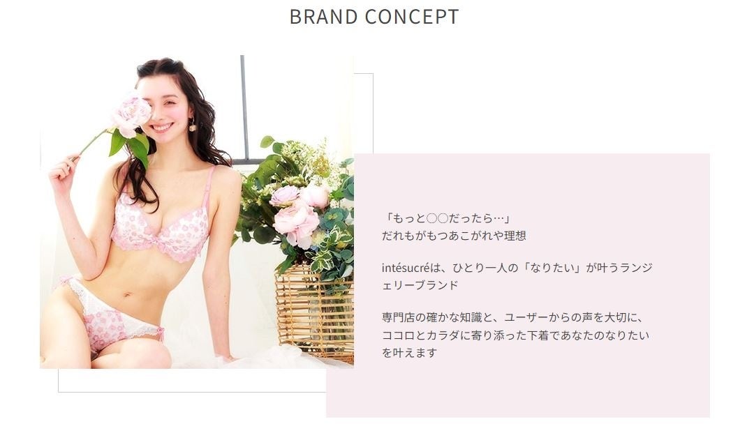 ランジェリー専門店アンテシュクレ、BtoBサイトオープン