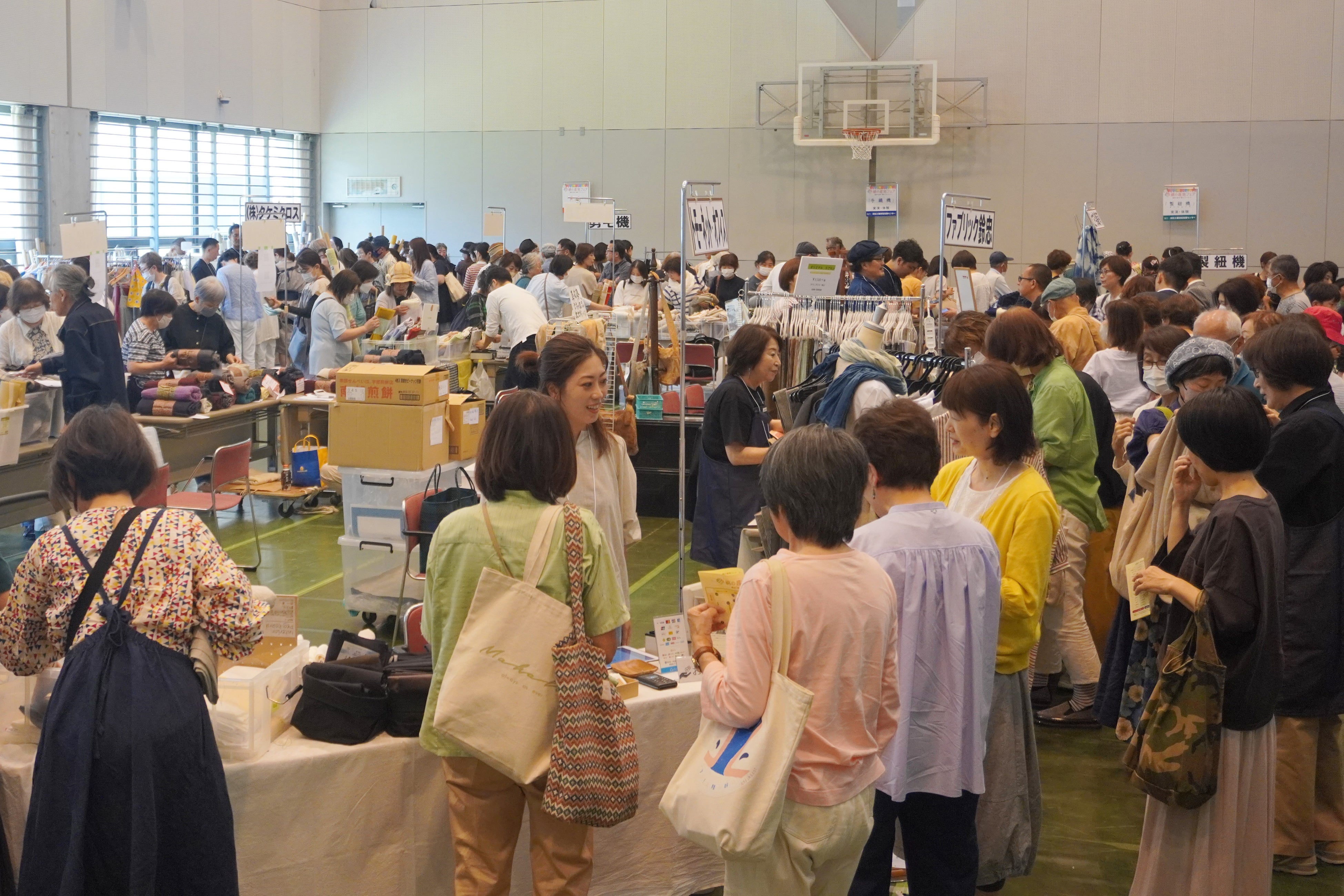 日本三大綿織物産地の一つとされる磐田市で「綿の産地フェア」を開催
