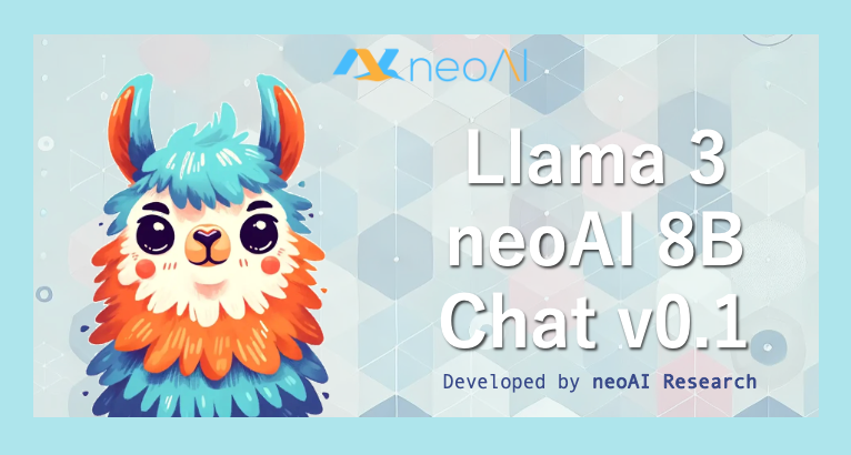 オンプレミス導入も可能な高性能日本語LLM「Llama 3 neoAI 8B Chat v0.1」を公開