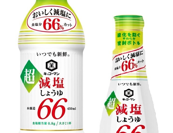 「いつでも新鮮® 超減塩しょうゆ 食塩分66％カット」リニューアル新発売！