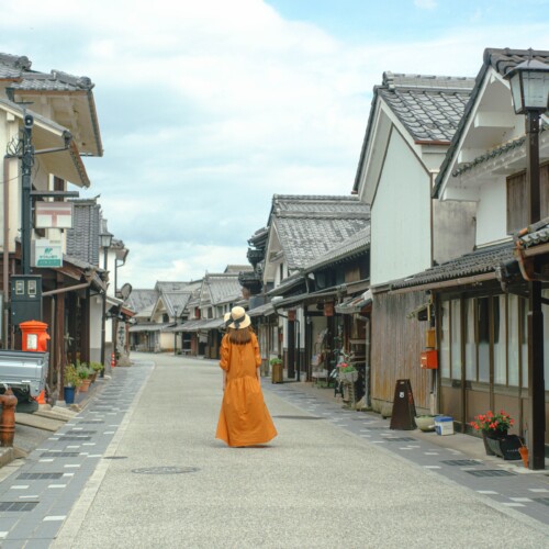 丹波篠山の歴史的な町並みを歩く