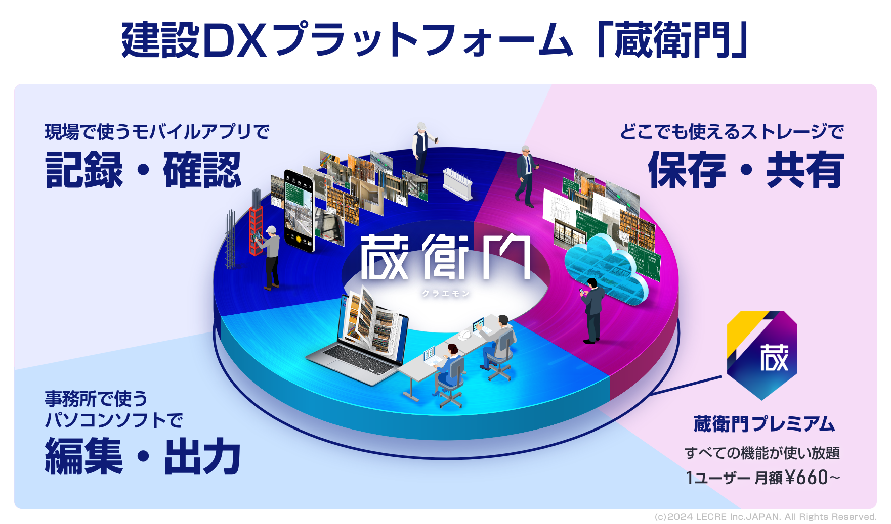 工事写真から建設現場のDXを推進する無料アプリ『蔵衛門カメラ』がAppStoreに登場