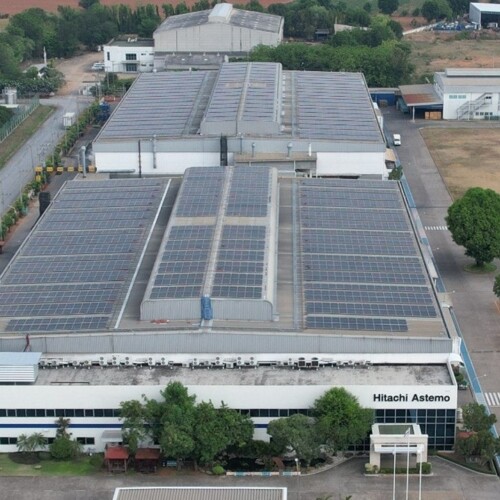 日立Astemo、タイのコラート工場で太陽光発電設備を設置