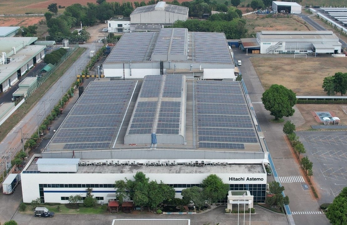日立Astemo、タイのコラート工場で太陽光発電設備を設置
