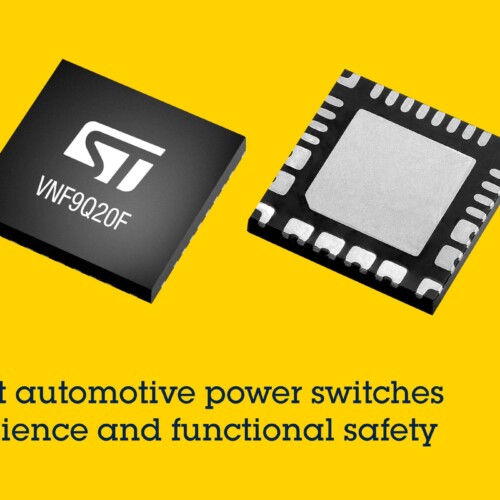 STマイクロエレクトロニクス、柔軟性と機能安全性に優れたインテリジェントな車載用ハイサイド・スイッチを発表