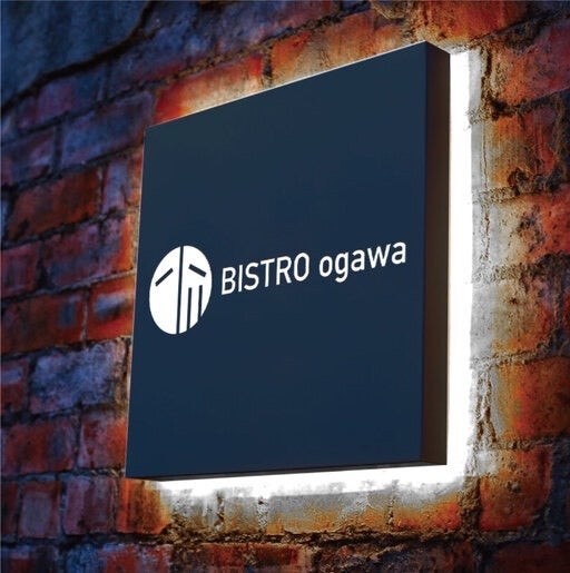 『BISTRO ogawa』サイン