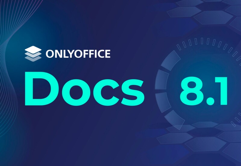 PDFエディター付きONLYOFFICE Docs 8.1がリリース！