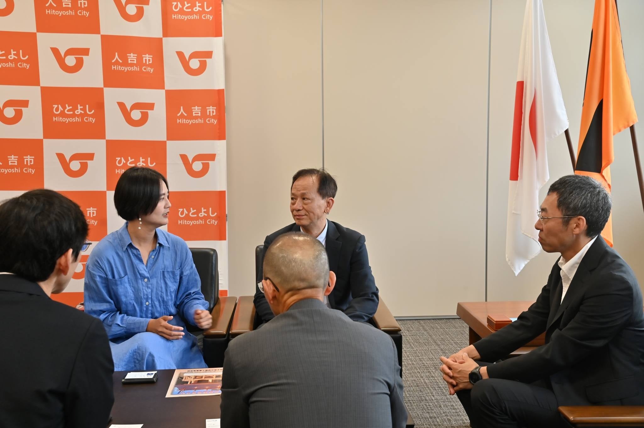九州半導体人材育成、台湾雲林科技大学が人吉市長に表敬訪問