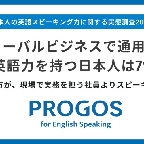 66万人(*1)のデータから日本人の英語スピーキング力の実態を調査／グローバルビジネスで通用するレベルの英語...