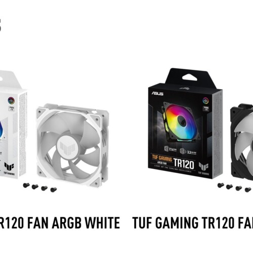ASUSのゲーミングシリーズ TUF GAMINGよりPCケースファン「TUF GAMING TR120」シリーズ8製品を発表