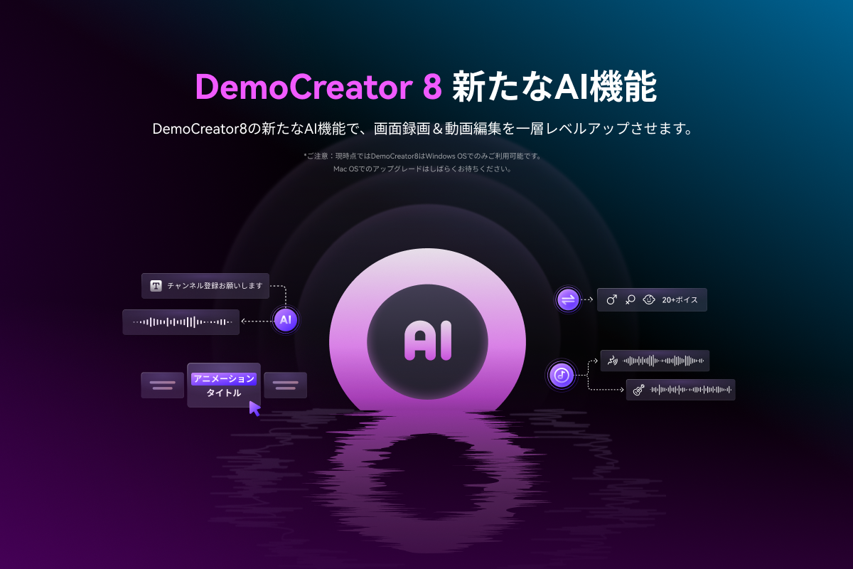 【大型アップデート】AI機能がさらに進化！画面録画から動画編集までできる、Wondershare DemoCreator(デモク...
