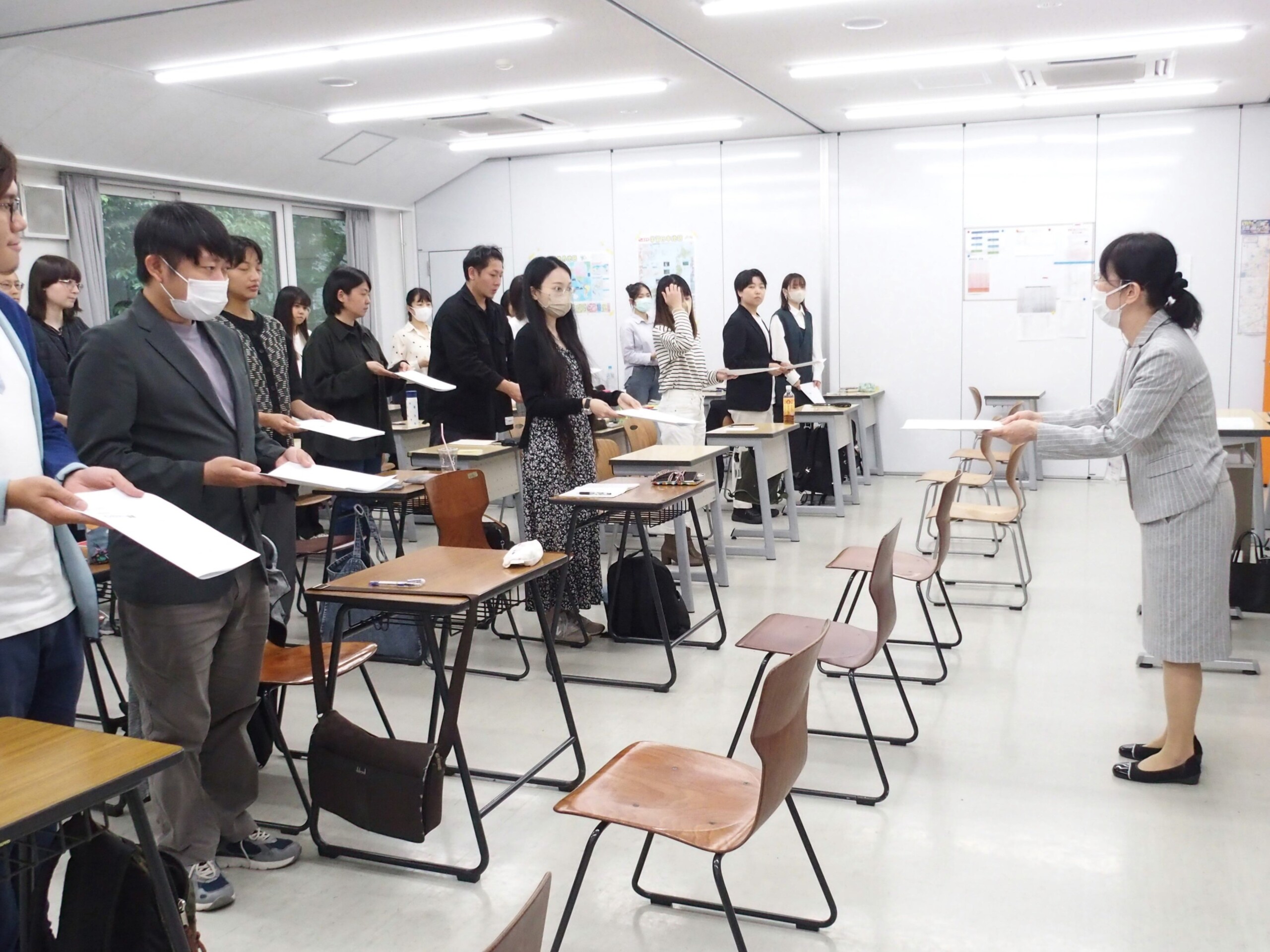 京都文化日本語学校で留学生向けビジネスマナー講座を開催　日本の就職活動に役立つ内容を学びました