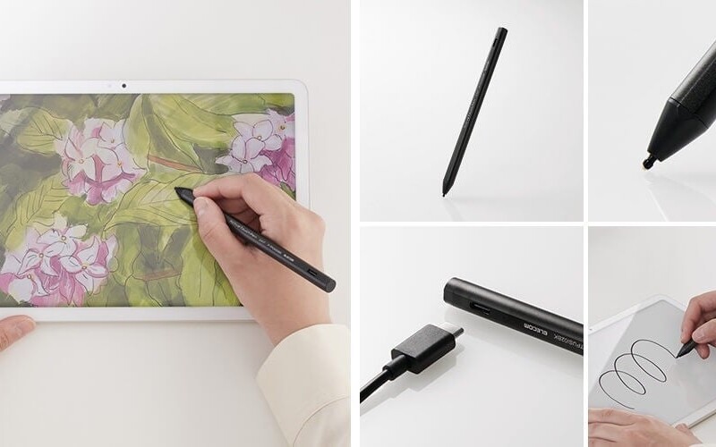 ペンで紙に文字や絵を描く感覚で操作できる！約1.3mmの極細ペン先に4,096段階の筆圧検知機能搭載の、USI規格...