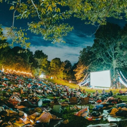 9月21日、野外映画フェス《かつての水面と森の映画祭2024》に合わせて、オーパークおごせがオールナイト営業...