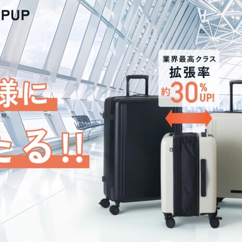 【スーツケースが当たる】MAIMO「ZIPUP」の好評を感謝してSNSプレゼントキャンペーンを実施します