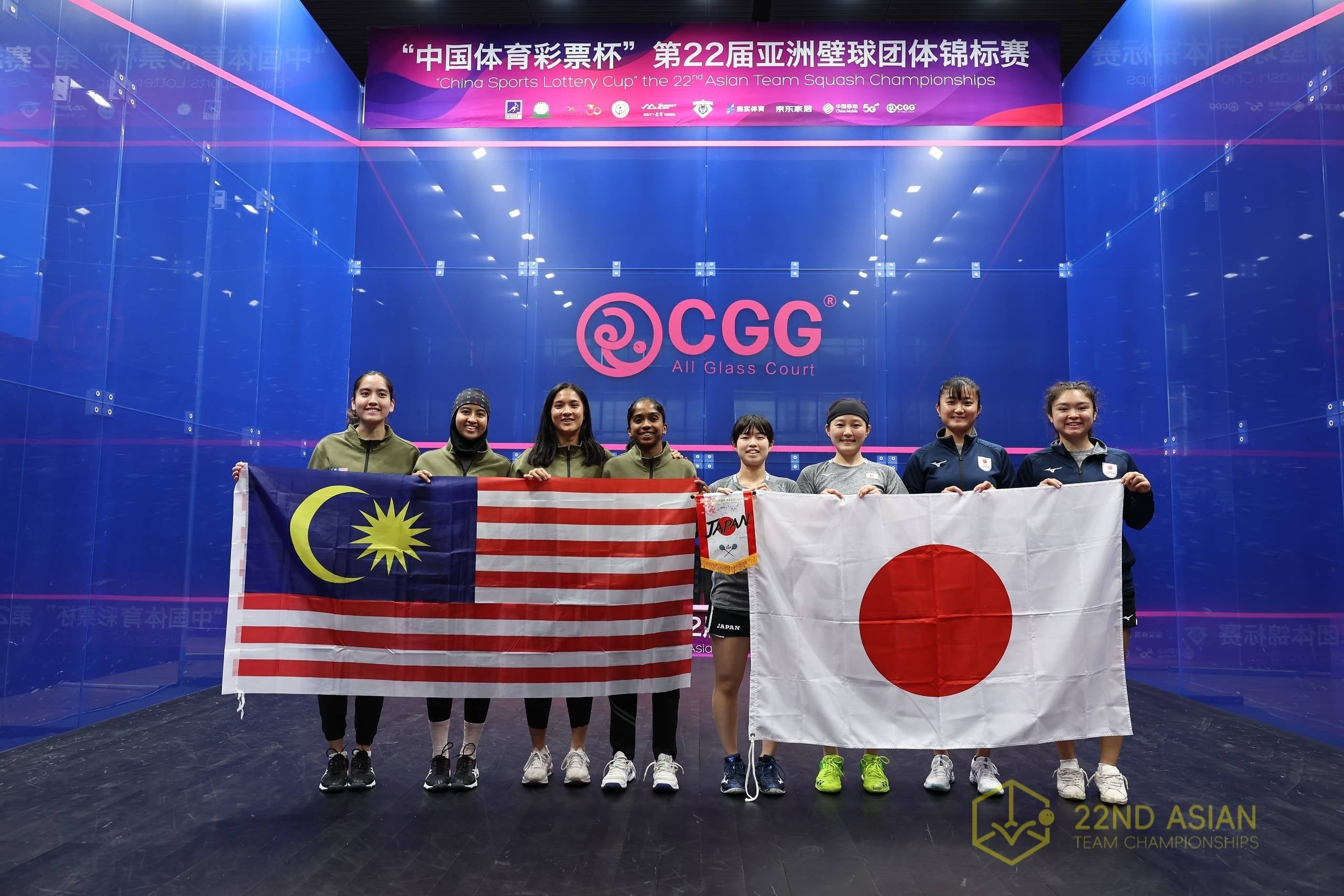 【第22回アジア選手権団体戦】男女共に３位入賞。銅メダル獲得！！