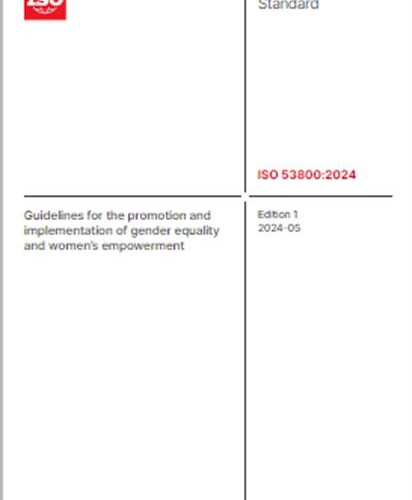 組織のジェンダー平等と女性のエンパワーメントを推進・実施するガイドラインISO 53800発行