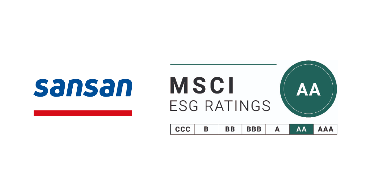 Sansan株式会社、MSCI ESG格付けにおいて初めて「AA」を獲得