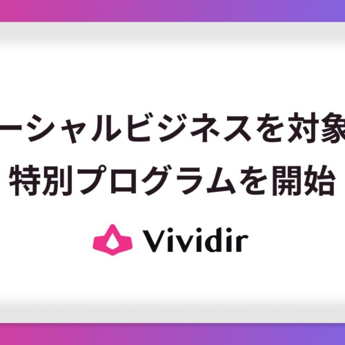 Vividirが日本のソーシャルビジネス企業を支援する特別プログラムを開始