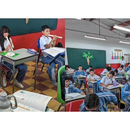 ヤマハがコロンビアの公立初等学校23校で、リコーダーを活用した音楽教育の試験導入を開始。IGSの非認知能力...