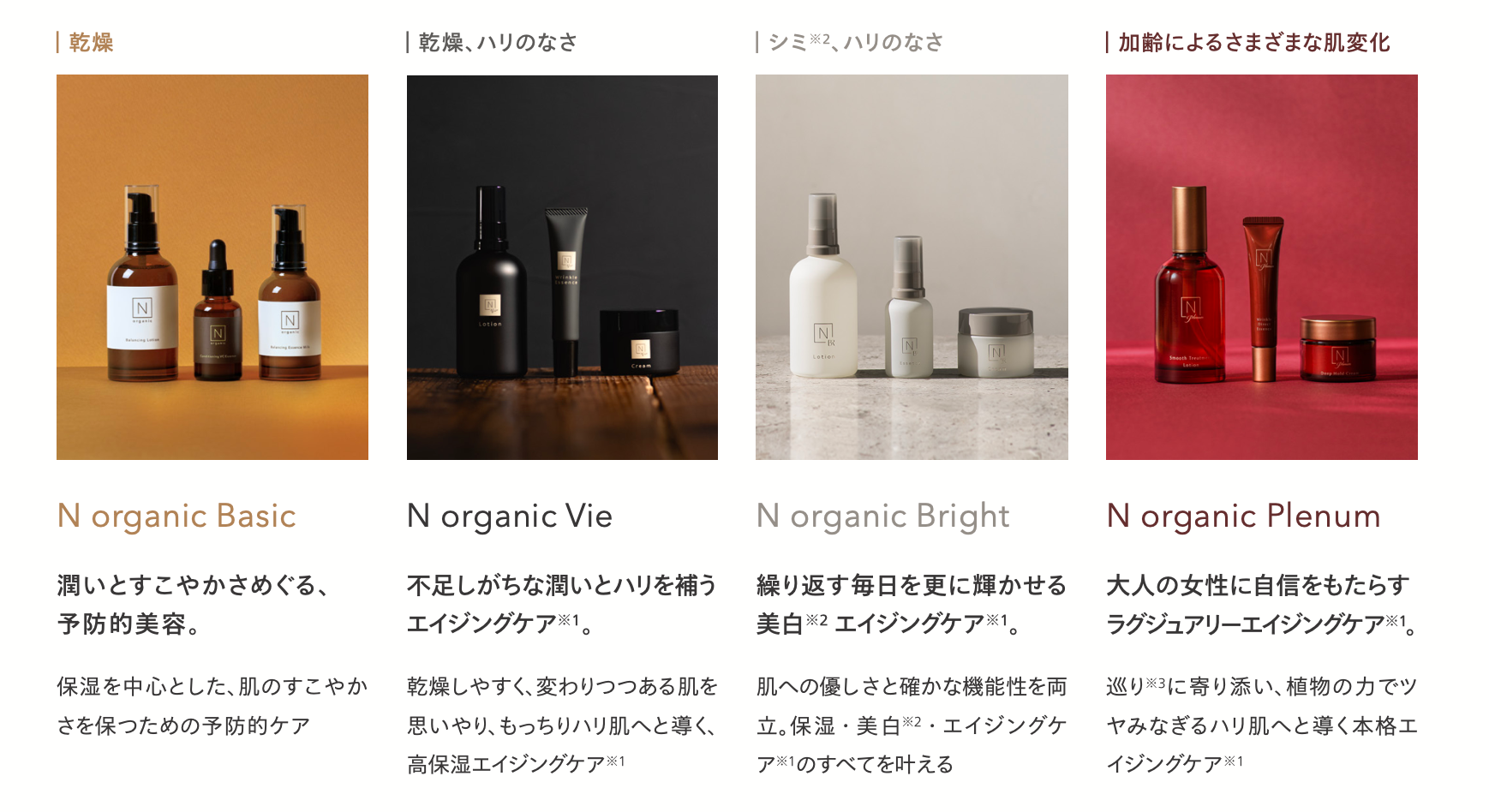 「N organic」は、“ organic(ありのまま) ”を美しくする、新生“オーガニック”ブランドへとアップデート。