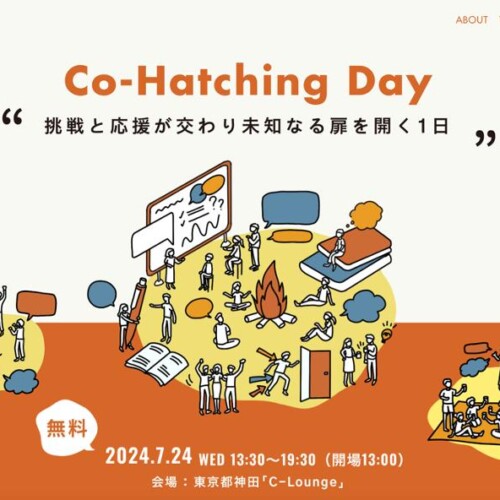 組織を超えて事業創造や組織変革を語るリアルイベント「Co-Hatching Day」を新規事業推進室や経営企画、人事...