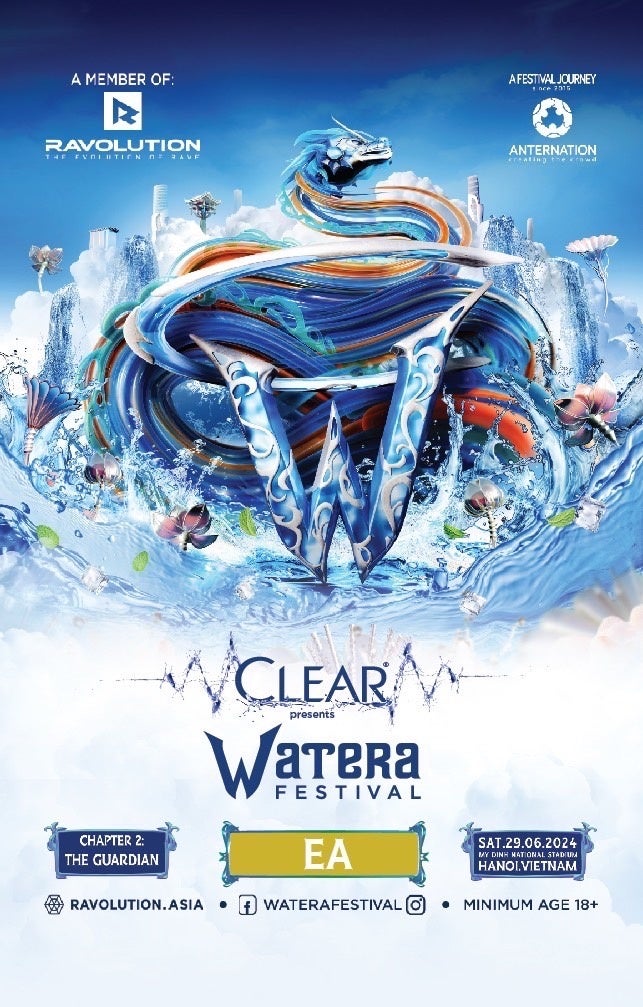 ベトナムで開催される「CLEAR presents WATERA FESTIVAL」JP Nightでチケット販売中開始！