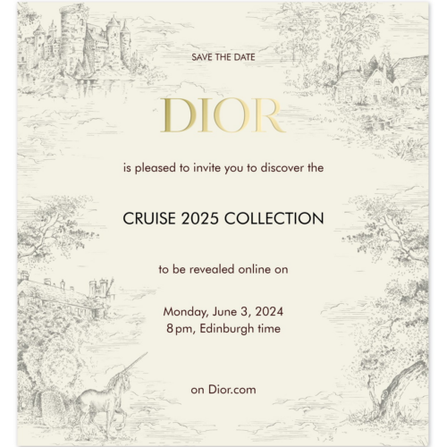 【DIOR】2025年クルーズ コレクション ショーをエジンバラからライブ配信