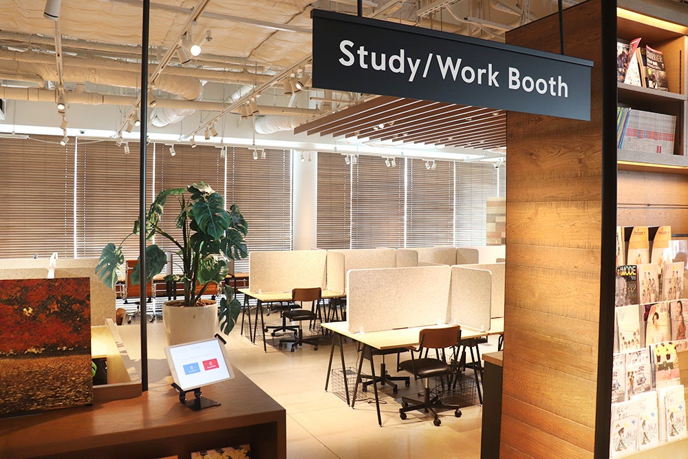 【枚方T-SITE】勉強や仕事に。「Study / Work Booth」を6/21(金)にオープン