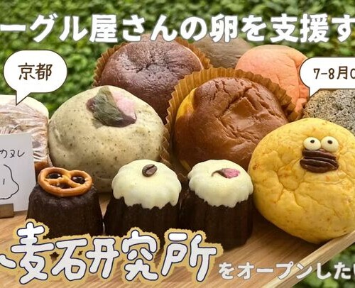パンや焼き菓子を販売するシェアキッチン「小麦研究所」の
京都新店オープンに向け、6/4よりクラウドファンディングを実施