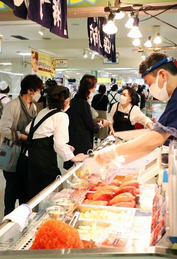 北海道物産展の様子