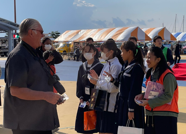 茨城県大洗町に外国船が寄港します！小中学生が英語で案内