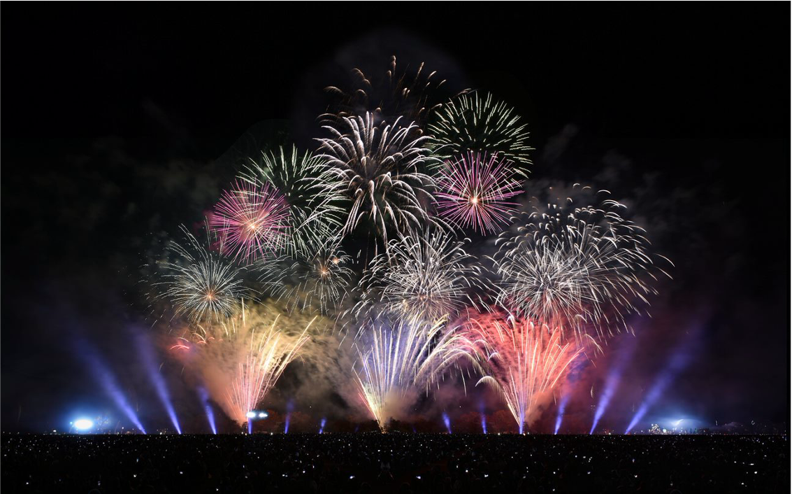 3万人が感動した全席が感動席の花火イベントが再び！[ 万博花火プロジェクト] 第3回 万博夜空がアートになる...