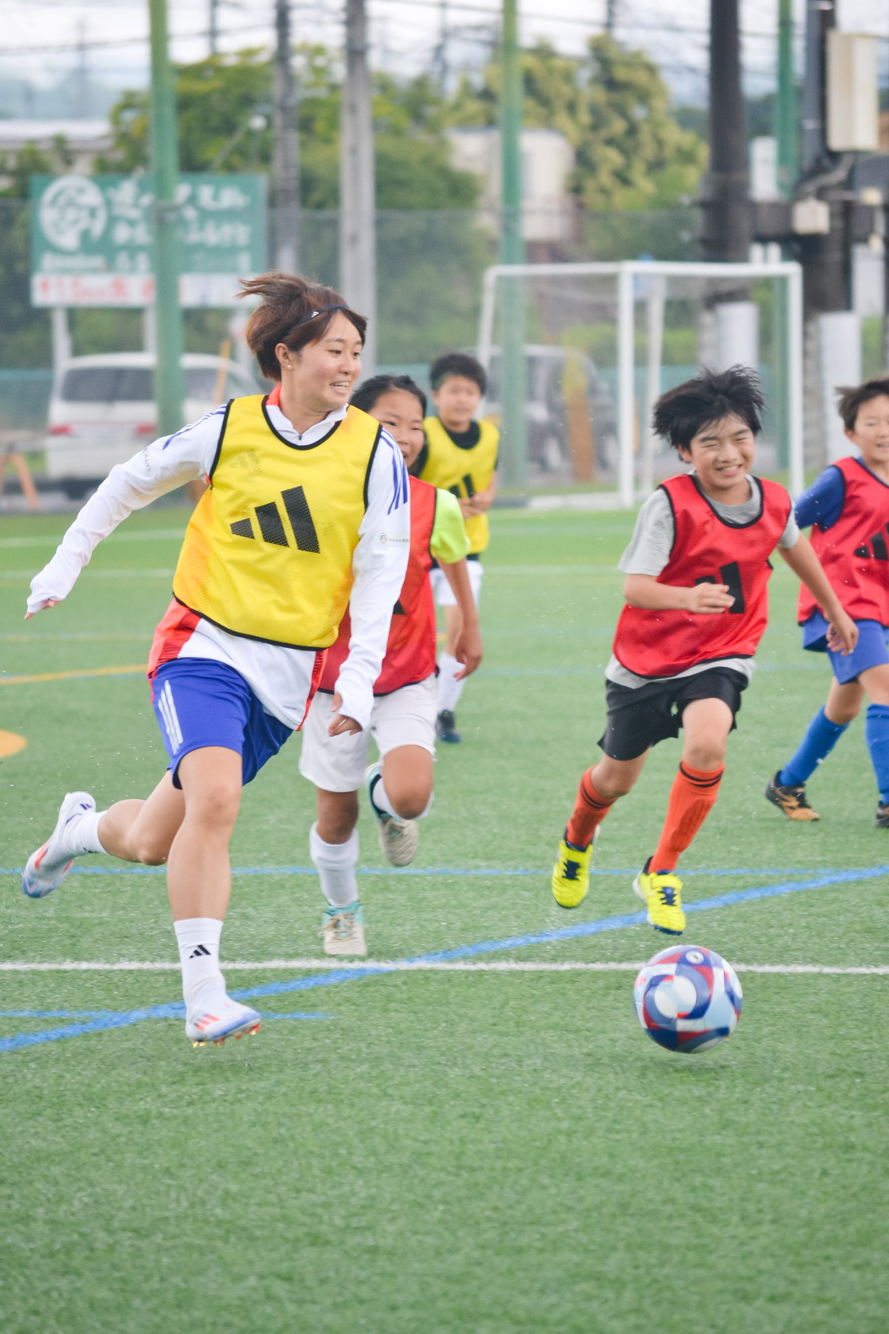 パリ2024オリンピック　サッカー女子日本代表　宮澤ひなた選手を応援　地元の南足柄市でパブリックビューイン...