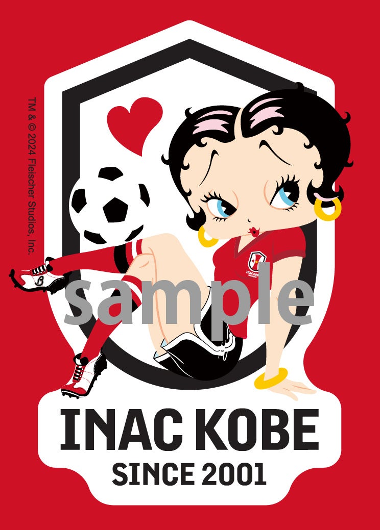 女子プロサッカーWEリーグ「INAC神戸レオネッサ」と、世界的な人気キャラクター「Betty Boop™」との初コラボ...