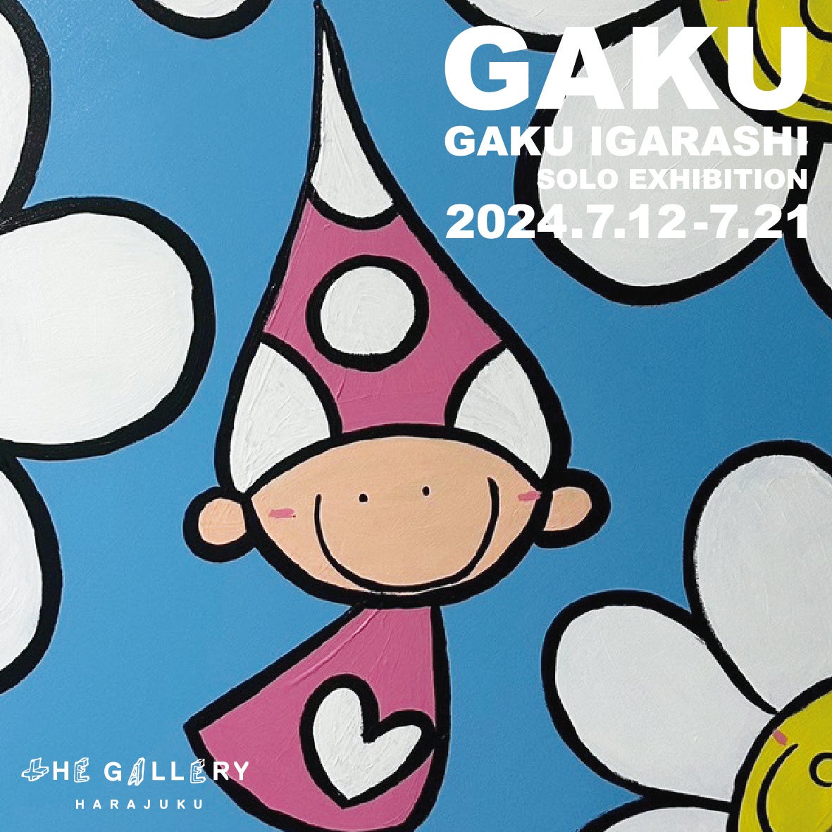 tHE GALLERY HARAJUKUにて、7月12日(金)より、五十嵐 岳による個展「GAKU」を開催。