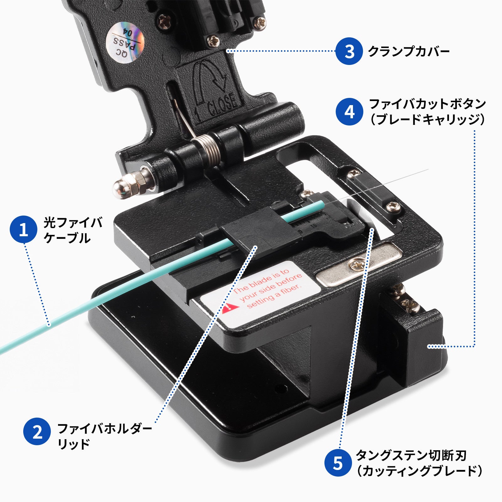 光ファイバケーブルの現場加工のための、クリーバー、外皮むき工具、クリーニングペーパーを発売