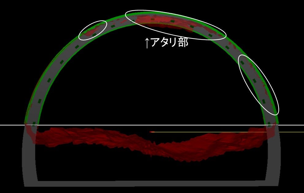 ブレーカに搭載した3Dレーザスキャナで切羽のアタリ判定を自動化