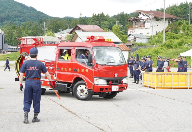 【岐阜県飛騨市】消防団員の負担軽減を！実践的な消防訓練に特化した新たな訓練会の開催