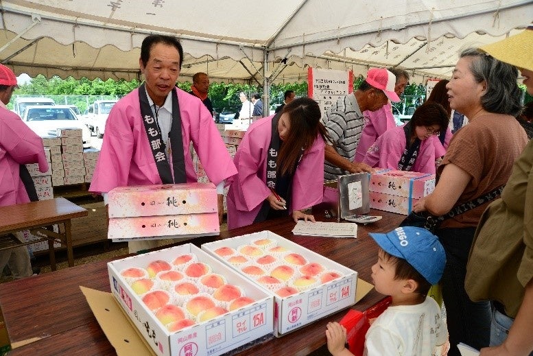 これからが旬の桃。「草間もも直売まつり2024」が開催されます。～岡山県新見市は、県内唯一の「二桃流」の産...