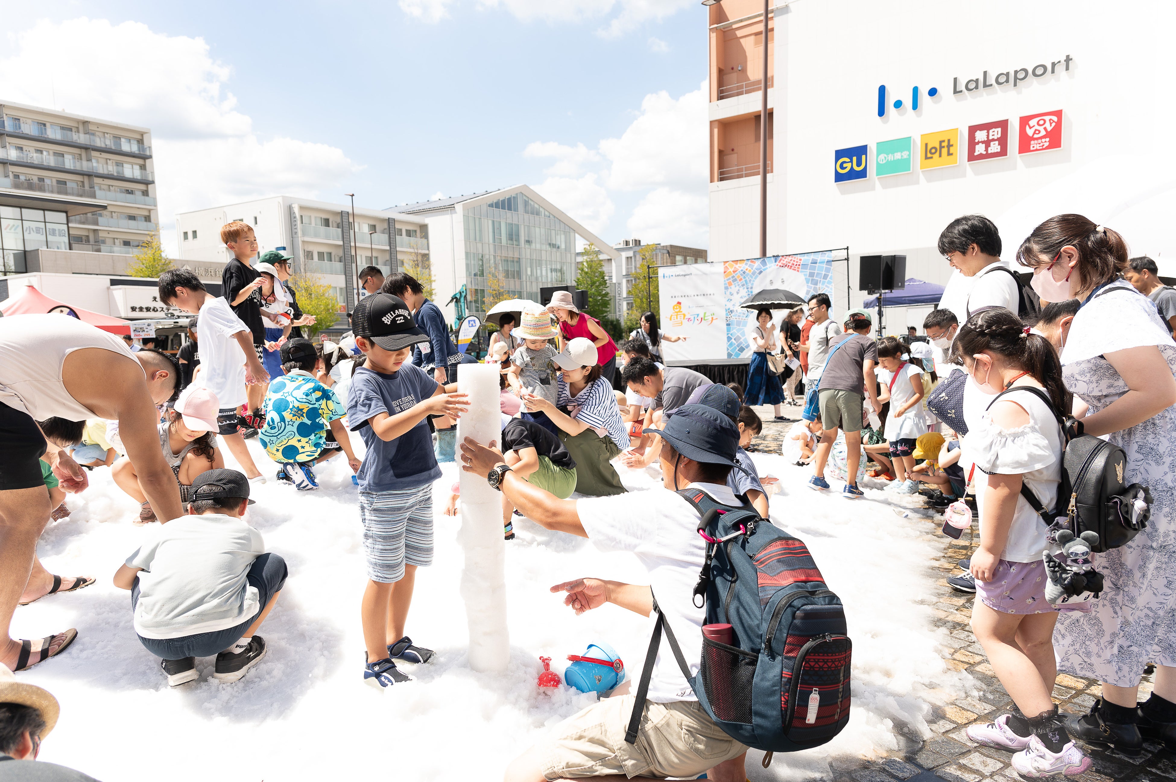 真夏の海老名に本物の雪が来る！ ららぽーと海老名 presents 雪でアソビナ いよいよ7月27日（土）開催