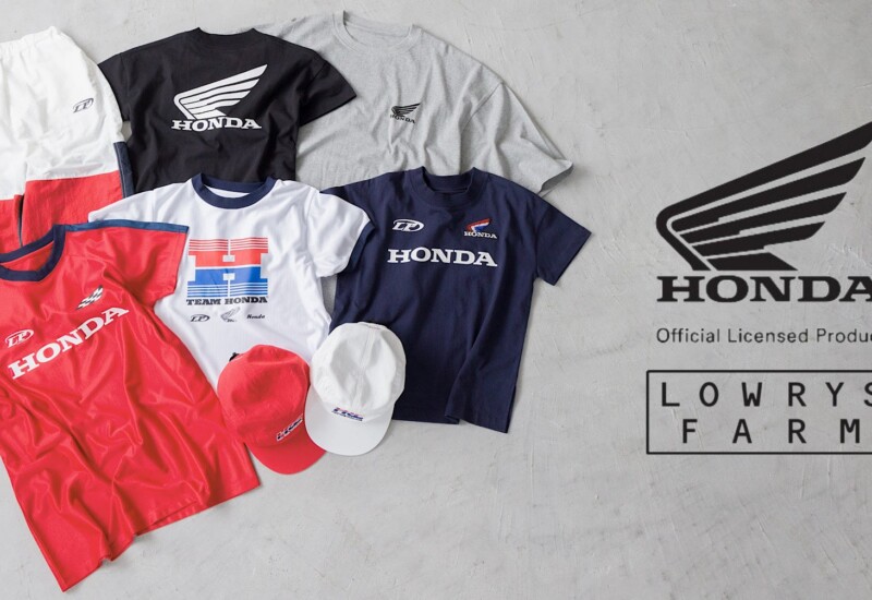 LOWRYS FARMがモータースポーツの感動をつくる「Honda（ホンダ）」とのコラボアイテムを2024年7月5日（金）よ...